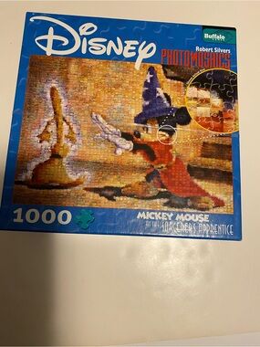 Disney photomosaics mickey sorcerers apprentice jigsaw puzzle
